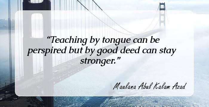 maulana azad qutoes