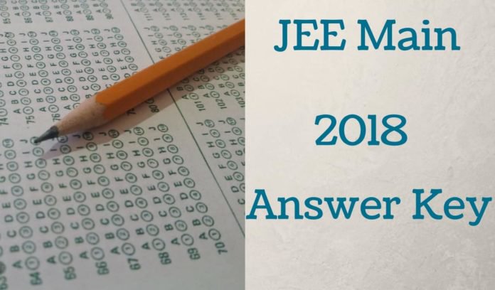 JEE Main 2018 Answer Key
