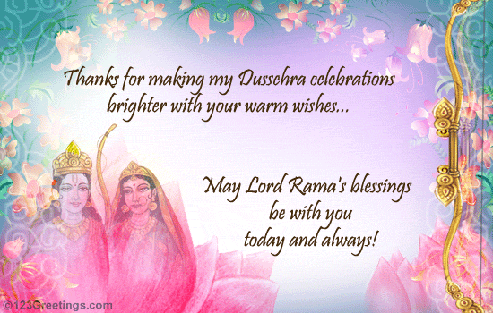 Dusshera or Dussehra Messages